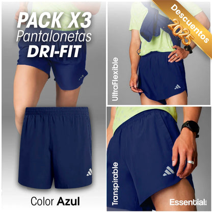 OFERTA: Pack X3 Pantalonetas Adidas