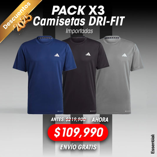 OFERTA: Pack X3 Camisetas Adidas