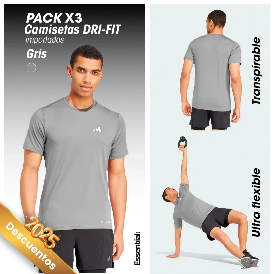 OFERTA: Pack X3 Camisetas Adidas