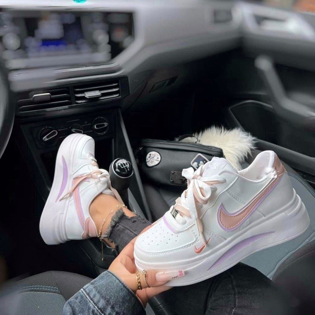 👑Tenis Deportivos Force One Doble Nike Dama